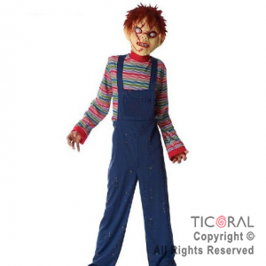 DISFRAZ CHUCKY NI�OS TALLE 2 x 1